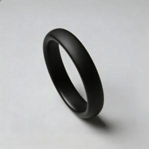 Anello nero opaco